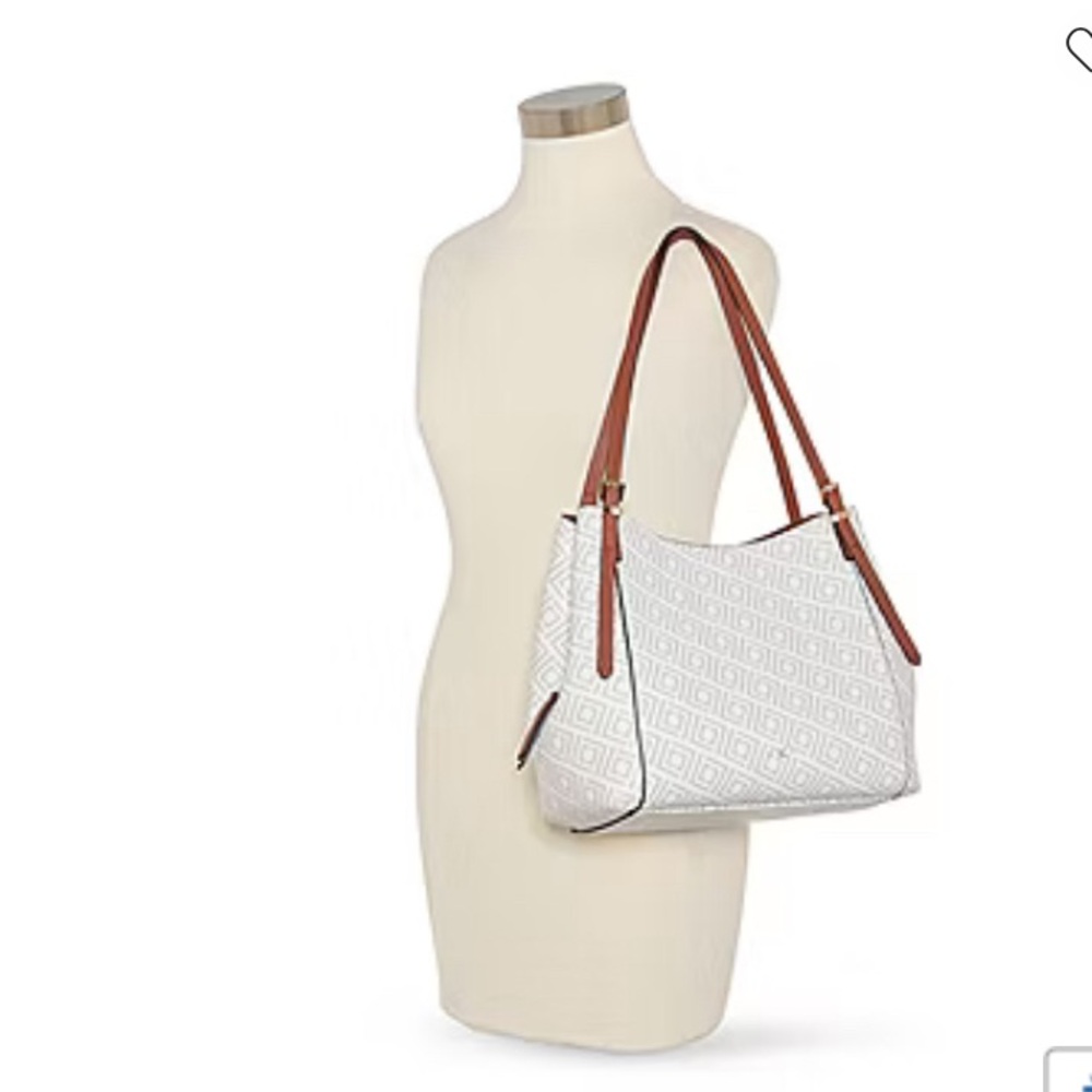 NWT Liz Claiborne  Stylish Geometric Patterned Tote Bag
